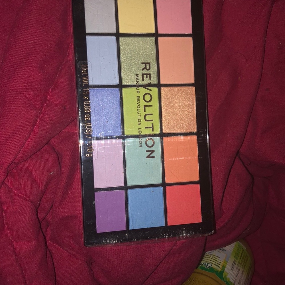 NYX Eyeshadow Palette and a Revolution Eyeshadow Palette